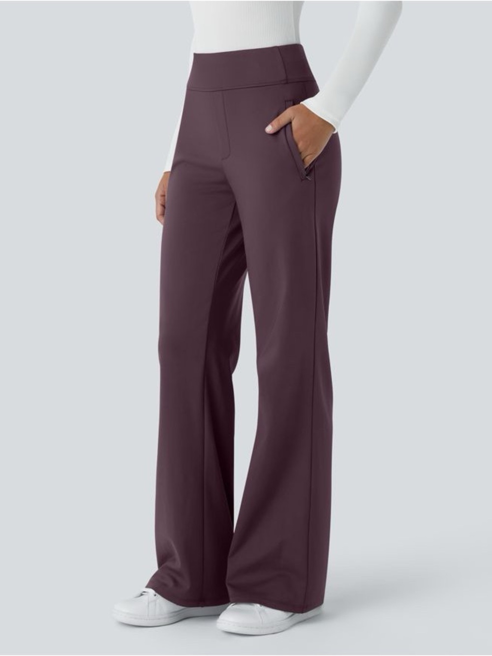 NWT Halara Flex™️ DayStretch Mid-Rise Work Flare Pant